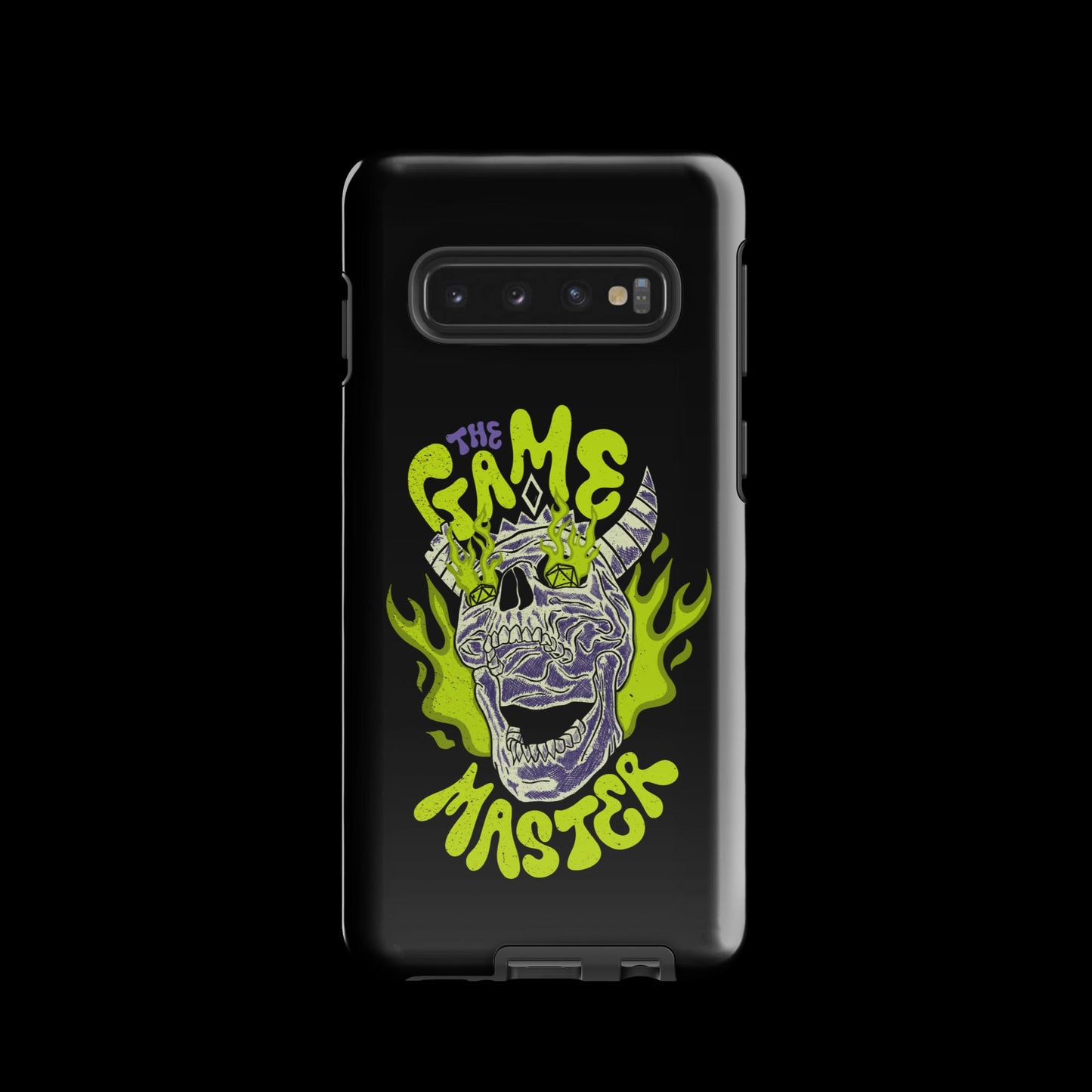 The "Inked GM" Flaming Skull Tough case for Samsung®