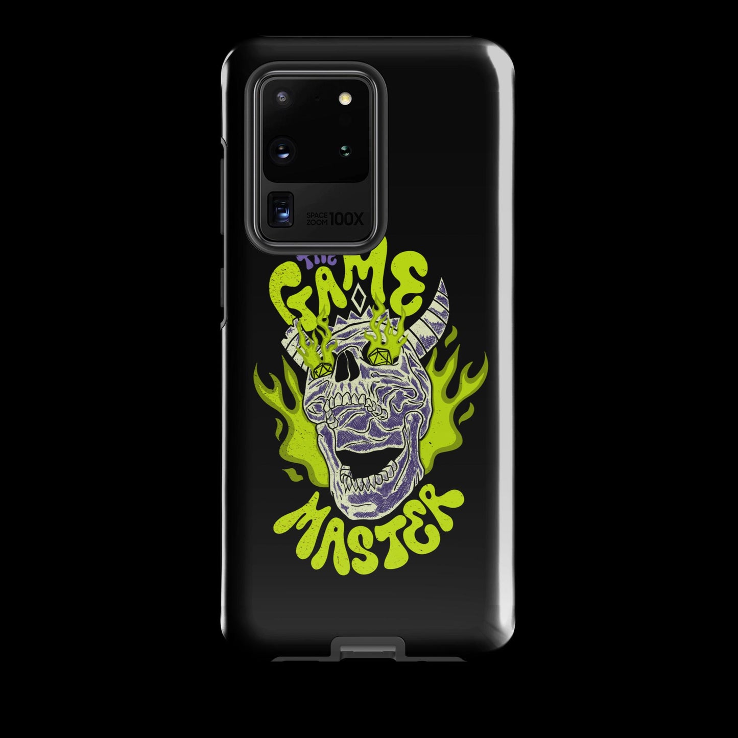 The "Inked GM" Flaming Skull Tough case for Samsung®