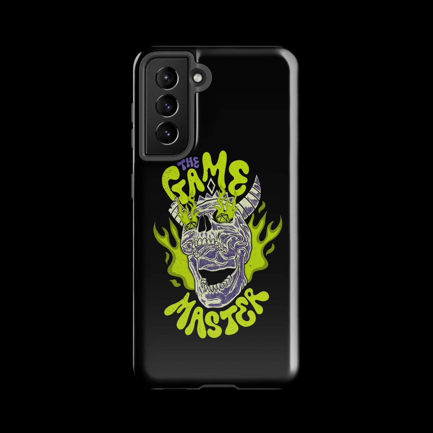 The "Inked GM" Flaming Skull Tough case for Samsung®