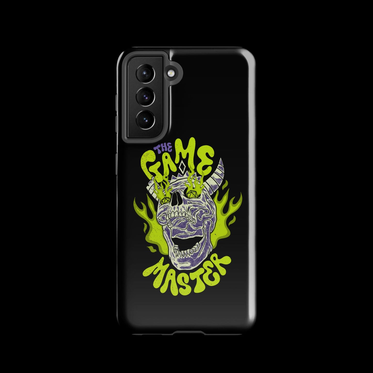 The "Inked GM" Flaming Skull Tough case for Samsung®