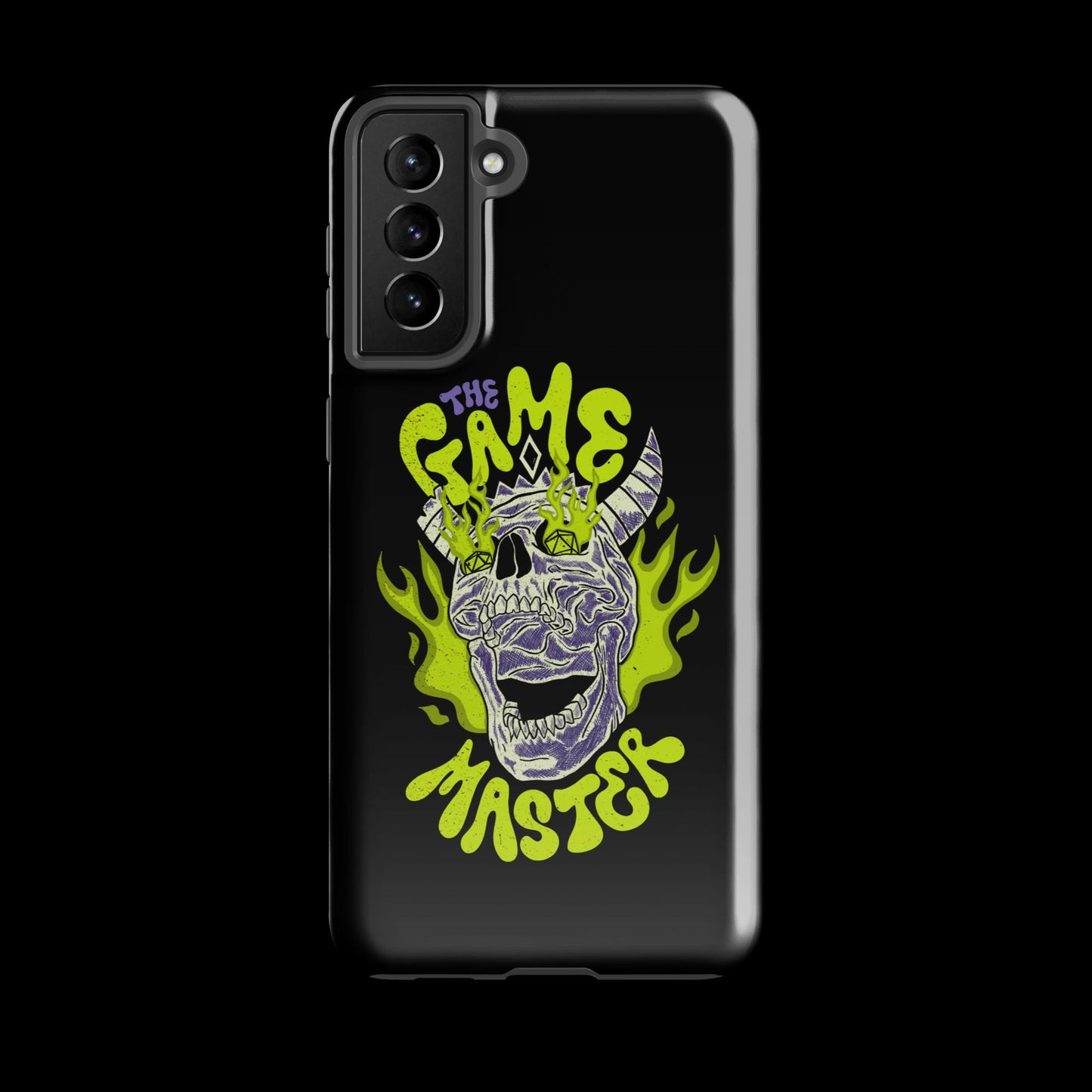 The "Inked GM" Flaming Skull Tough case for Samsung®