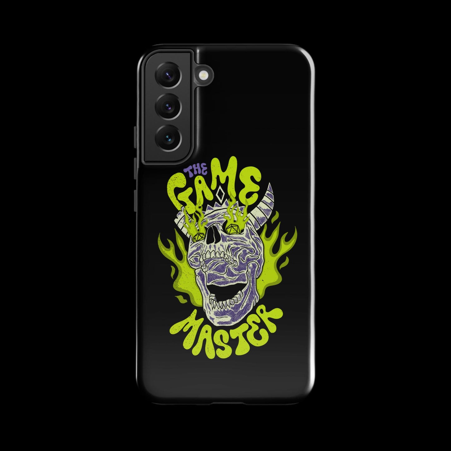 The "Inked GM" Flaming Skull Tough case for Samsung®