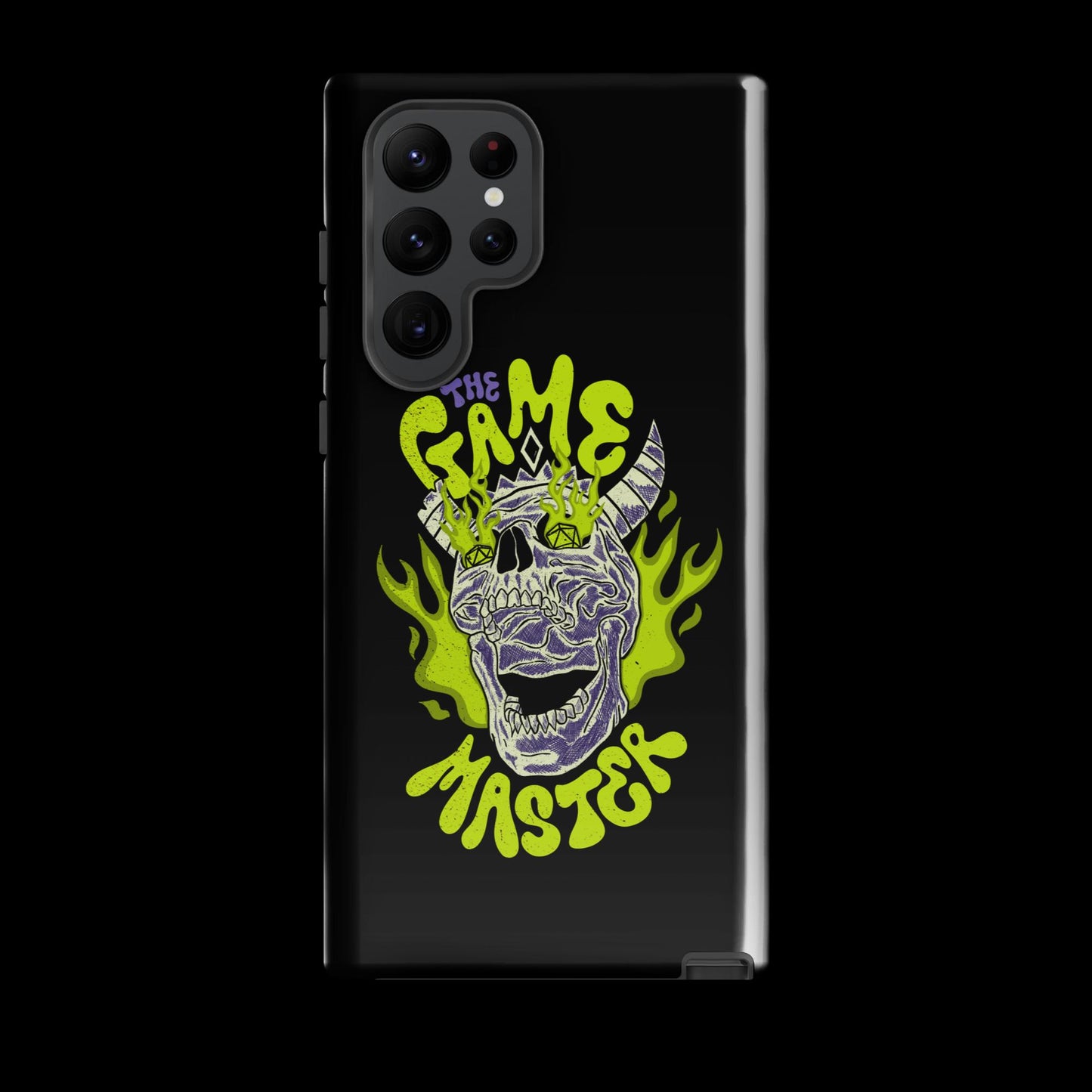 The "Inked GM" Flaming Skull Tough case for Samsung®