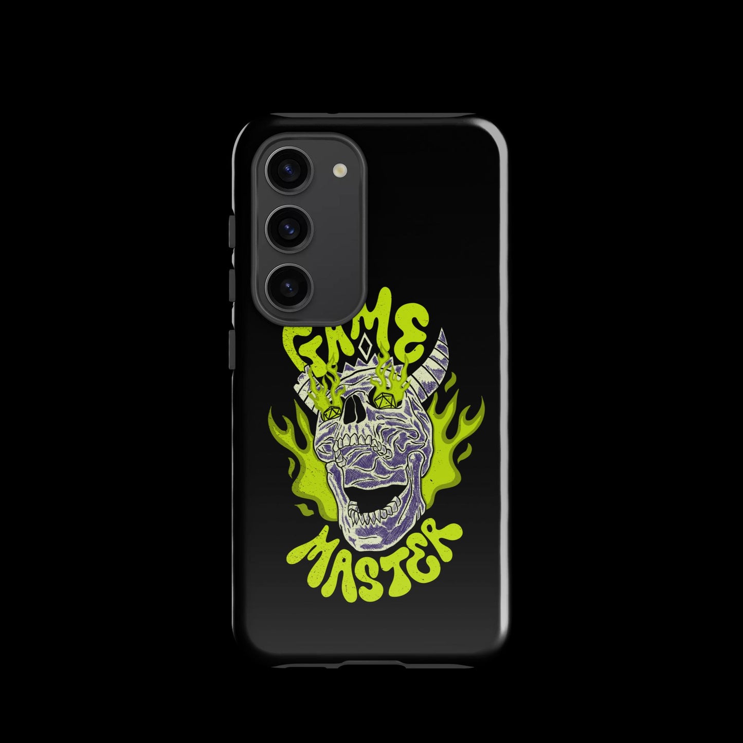The "Inked GM" Flaming Skull Tough case for Samsung®