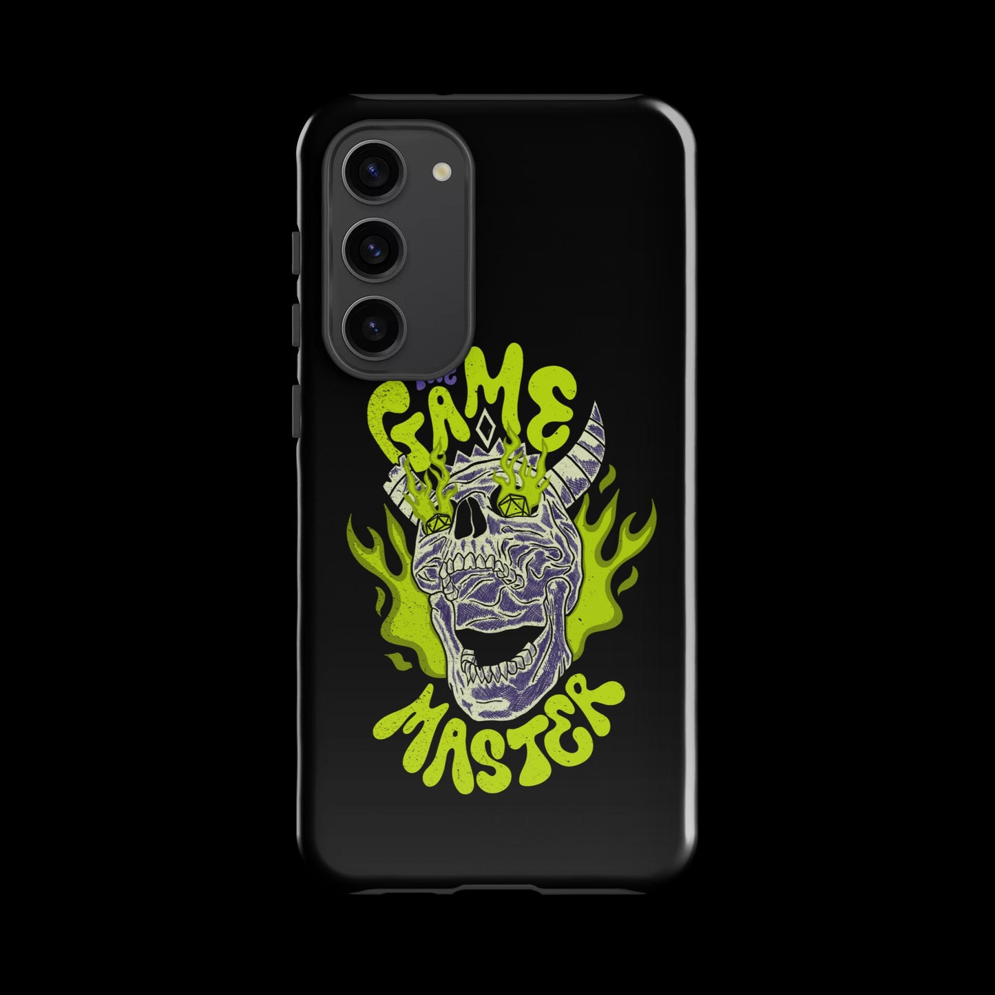 The "Inked GM" Flaming Skull Tough case for Samsung®