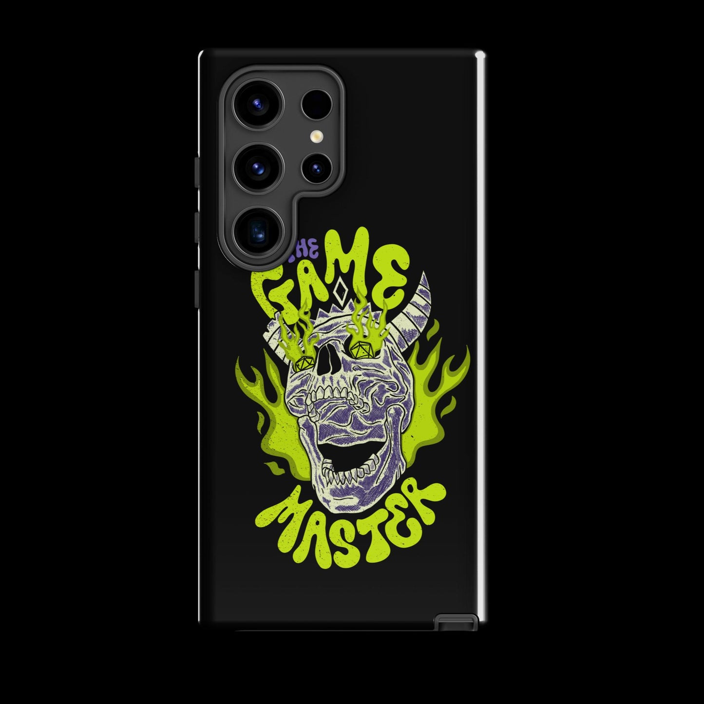 The "Inked GM" Flaming Skull Tough case for Samsung®