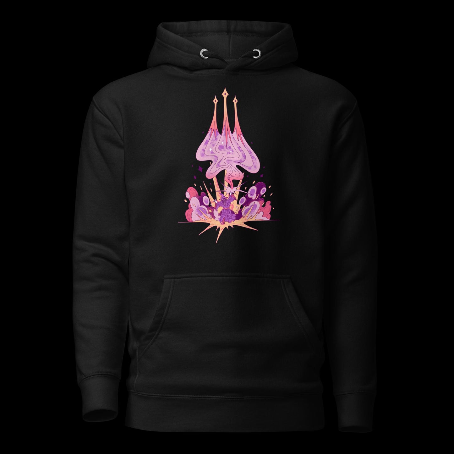 Dungeons & Dragons, Dungeons And Dragons, Magic Missile, D&D, 5E, Hoodie, Black, Dungeon Master, Spell, Spell Series, Pathfinder, TTRPG, DND