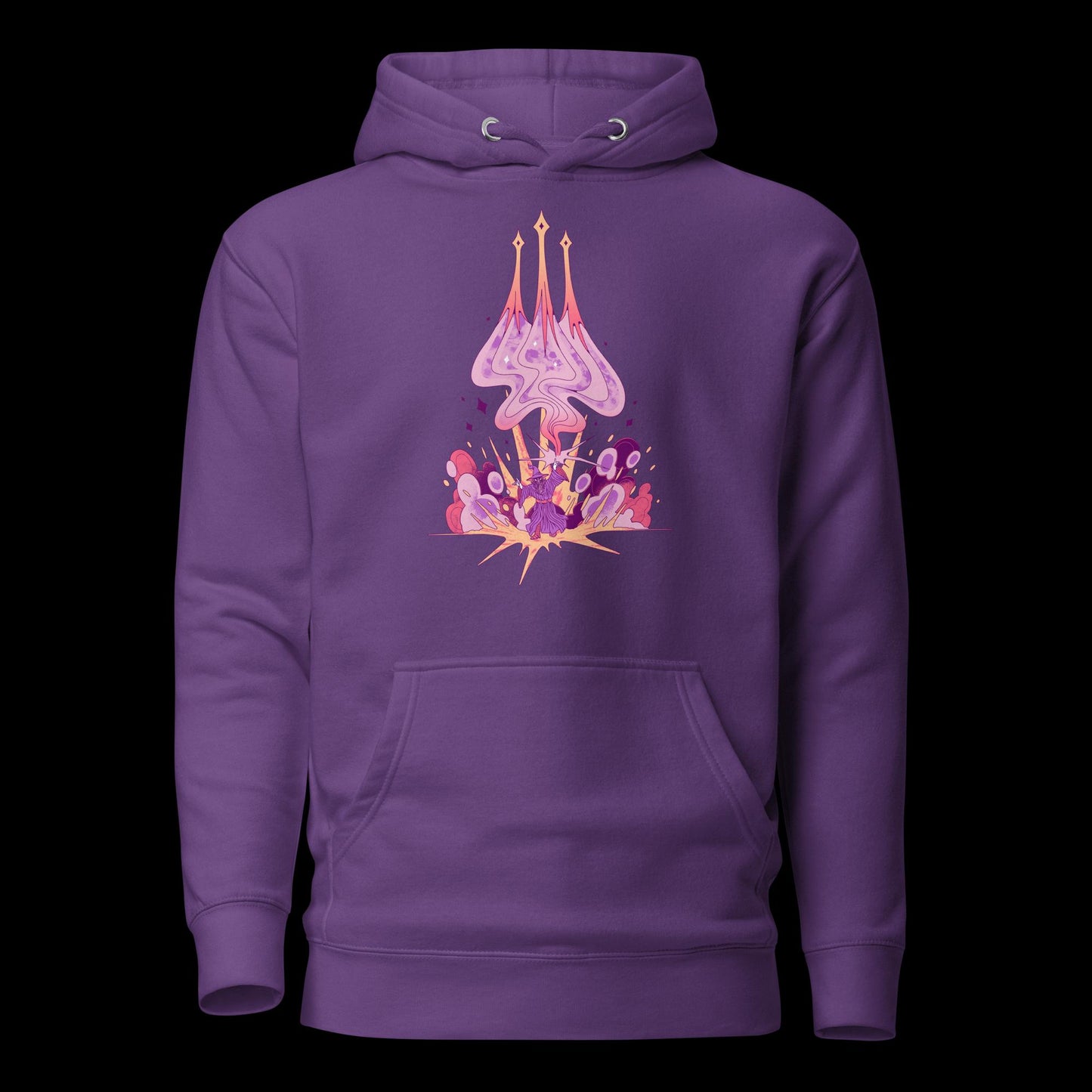 Dungeons & Dragons, Dungeons And Dragons, Magic Missile, D&D, 5E, Hoodie, Purple, Dungeon Master, Spell, Spell Series, Pathfinder, TTRPG, DND