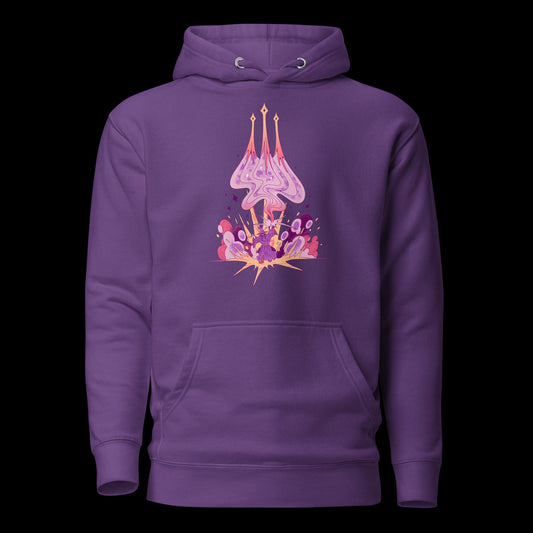 Dungeons & Dragons, Dungeons And Dragons, Magic Missile, D&D, 5E, Hoodie, Purple, Dungeon Master, Spell, Spell Series, Pathfinder, TTRPG, DND