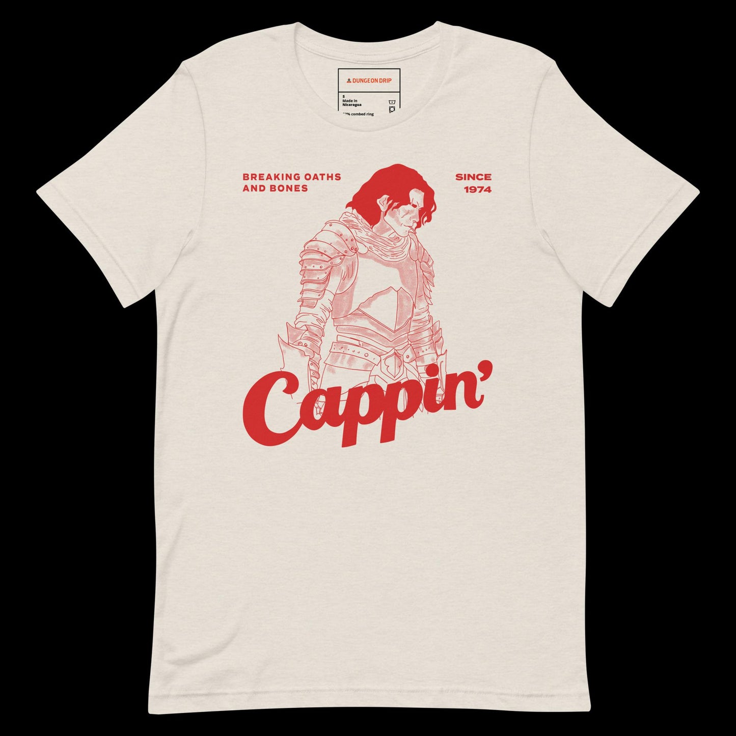 Dungeons & Dragons, Paladin Oathbreaker, Oathbreaker, Anti-paladin Dungeons And Dragons, Monk, D&D, 5E, T-shirt, Heather Dust, Dungeon Master, Class, Pathfinder, TTRPG, RPG, DND