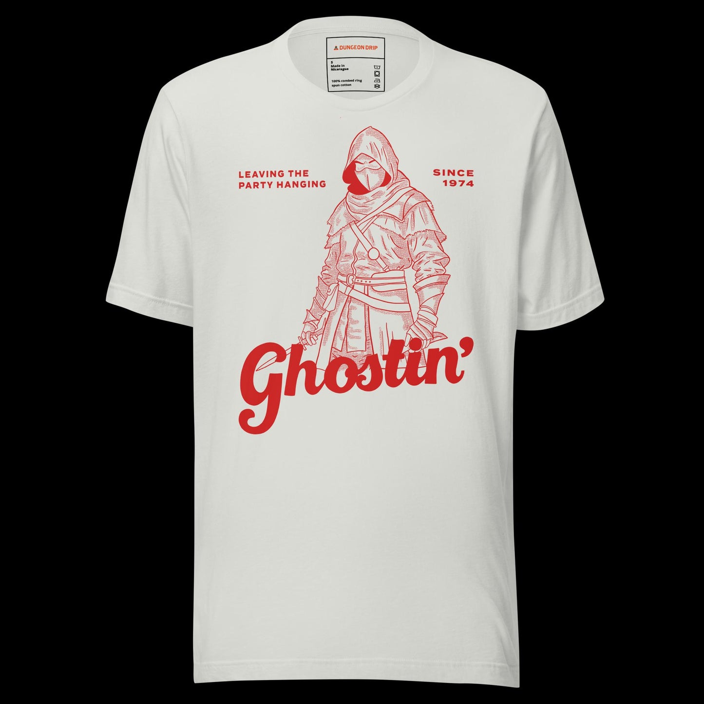 Dungeons & Dragons, Dungeons And Dragons, Female, Rogue Thief, D&D, 5E, T-shirt, Shirt, Silver, Dungeon Master, Class, Class Series, Ghostin', TTRPG, DND, Pathfinder, RPG