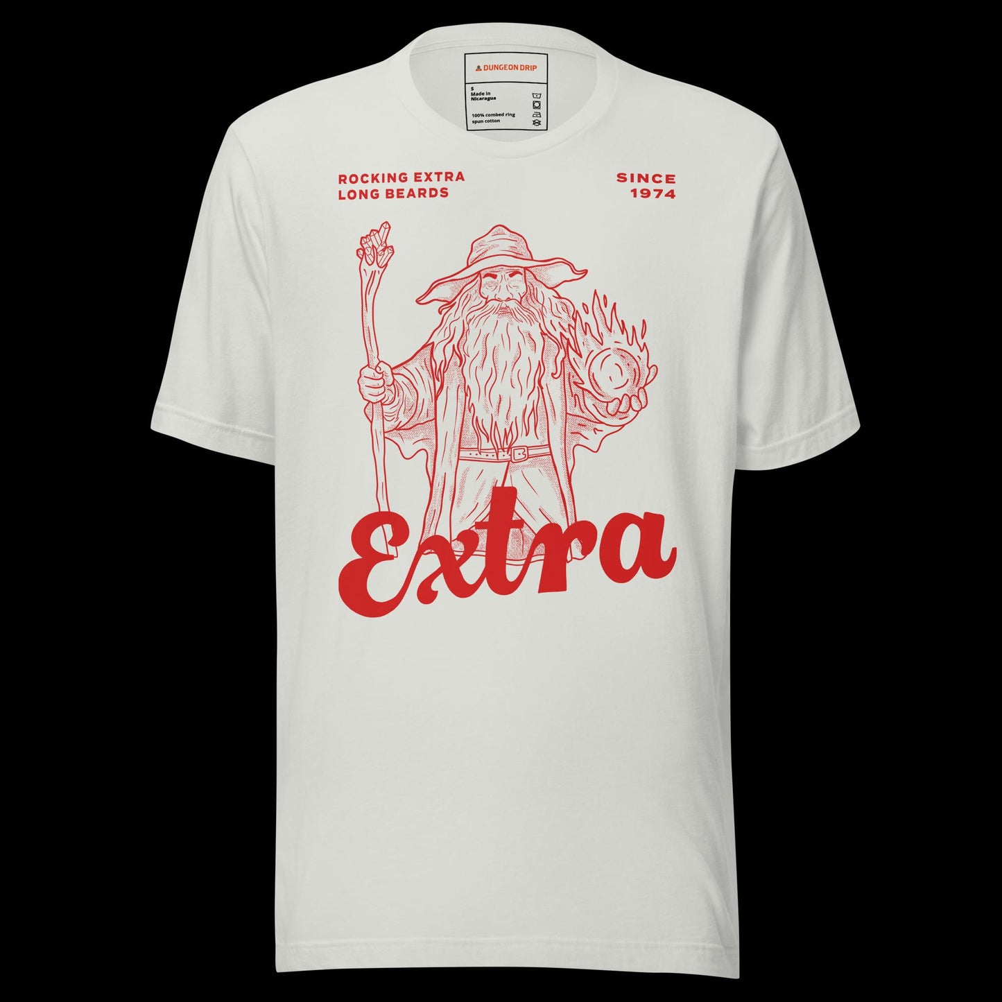 Dungeons & Dragons, Dungeons And Dragons, Wizard, D&D, 5E, T-shirt, Shirt, Silver, Dungeon Master, Class, Class Series, Extra, TTRPG, DND, Pathfinder, RPG