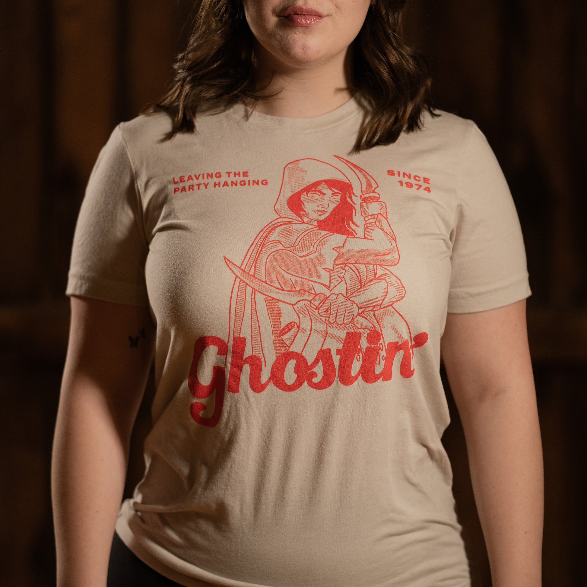 Dungeons & Dragons, Dungeons And Dragons, Female, Rogue Thief, D&D, 5E, T-shirt, Heather Dust, Dungeon Master, Class, Ghostin'