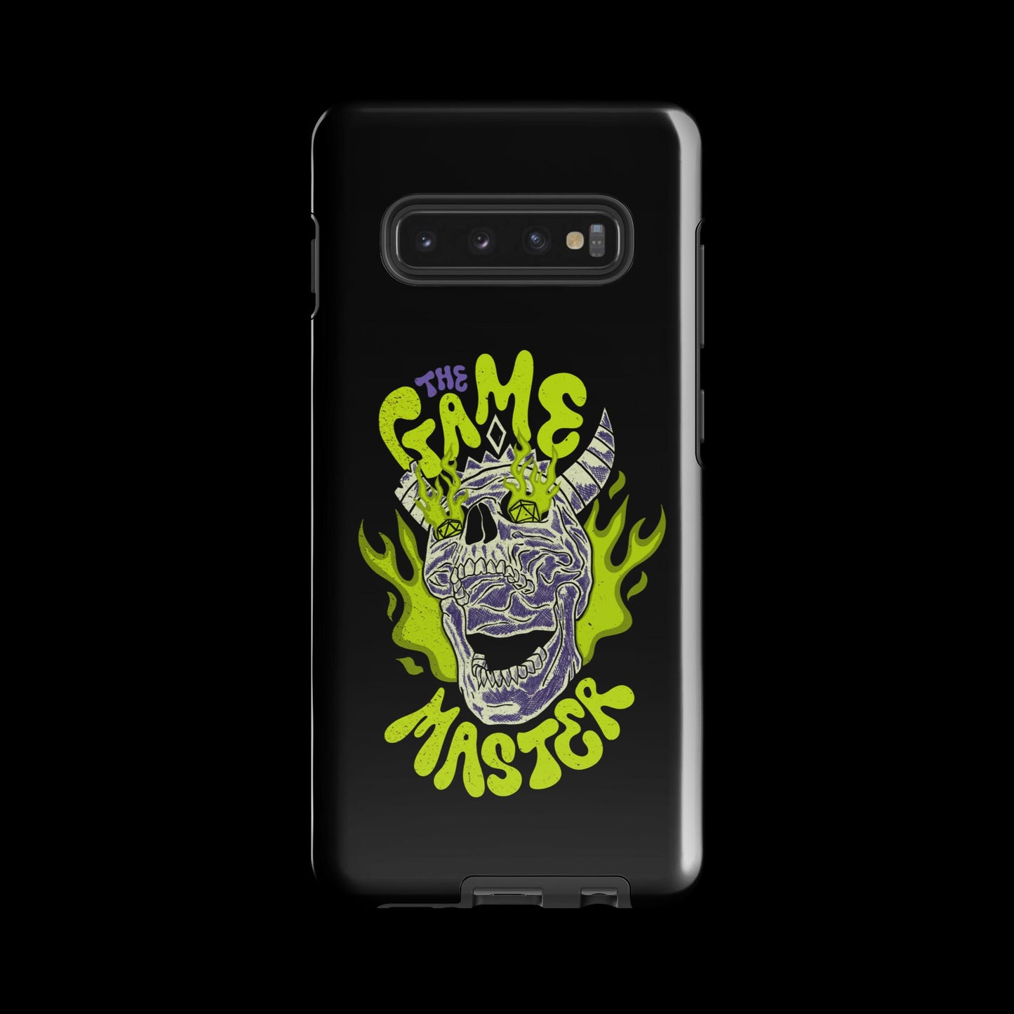 The "Inked GM" Flaming Skull Tough case for Samsung®