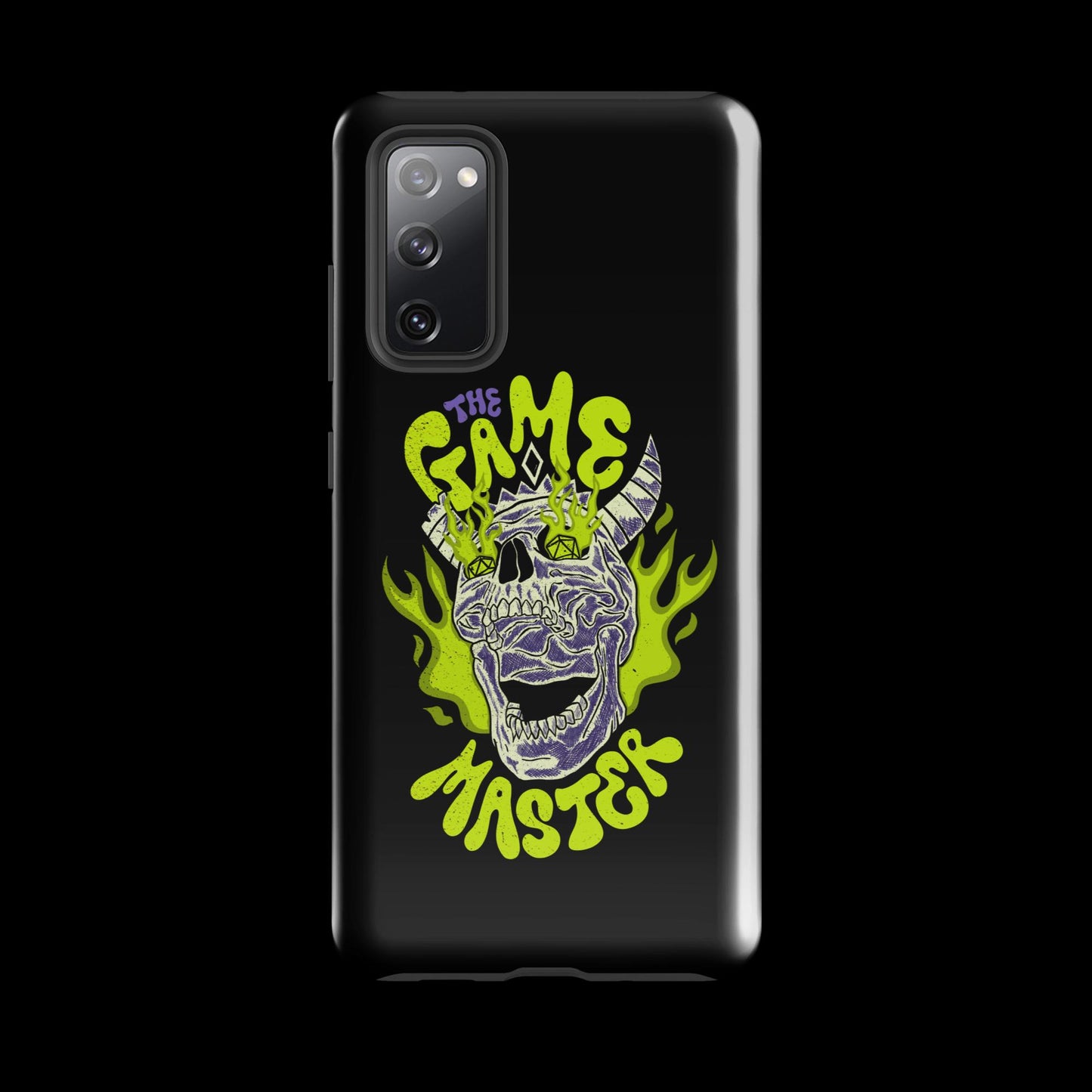 The "Inked GM" Flaming Skull Tough case for Samsung®