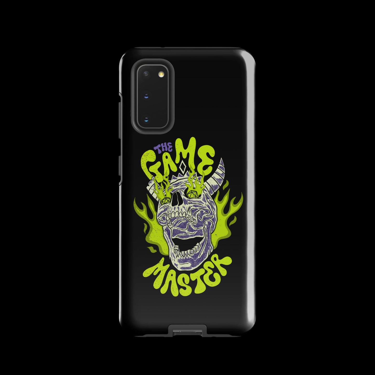 The "Inked GM" Flaming Skull Tough case for Samsung®
