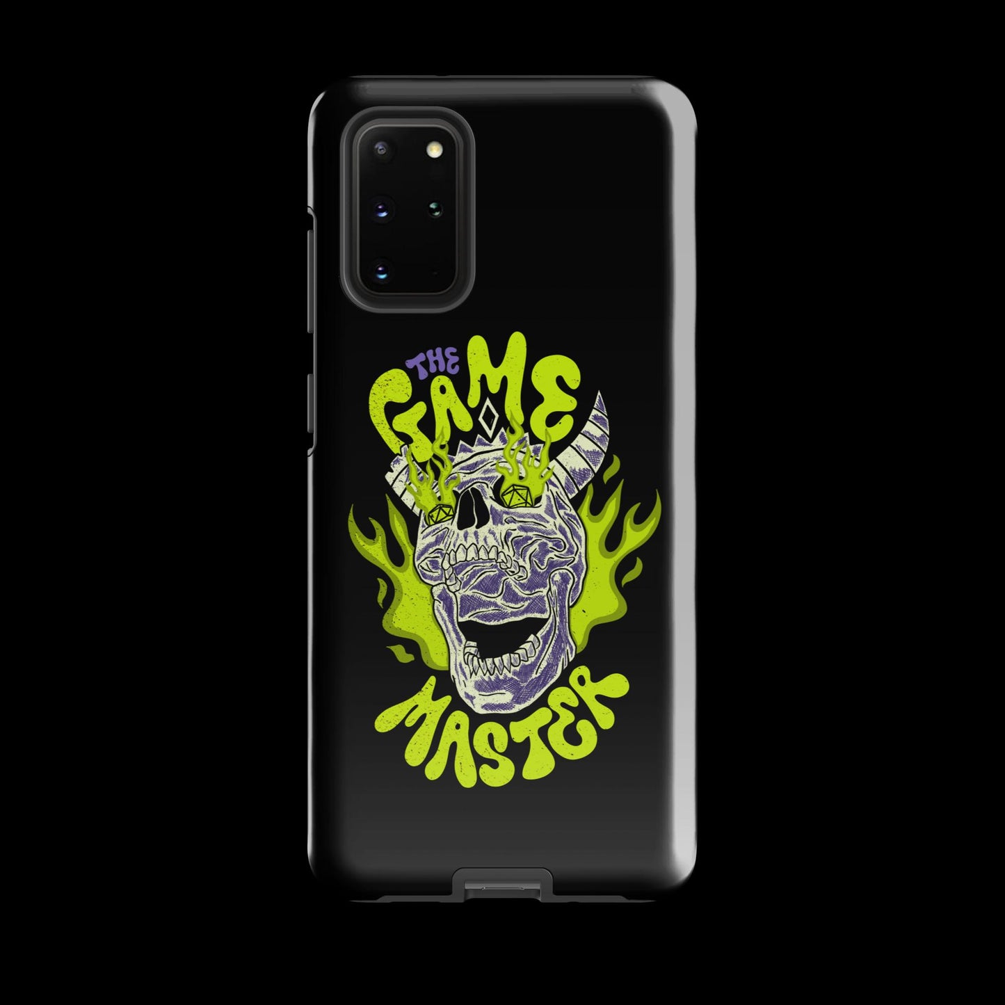The "Inked GM" Flaming Skull Tough case for Samsung®