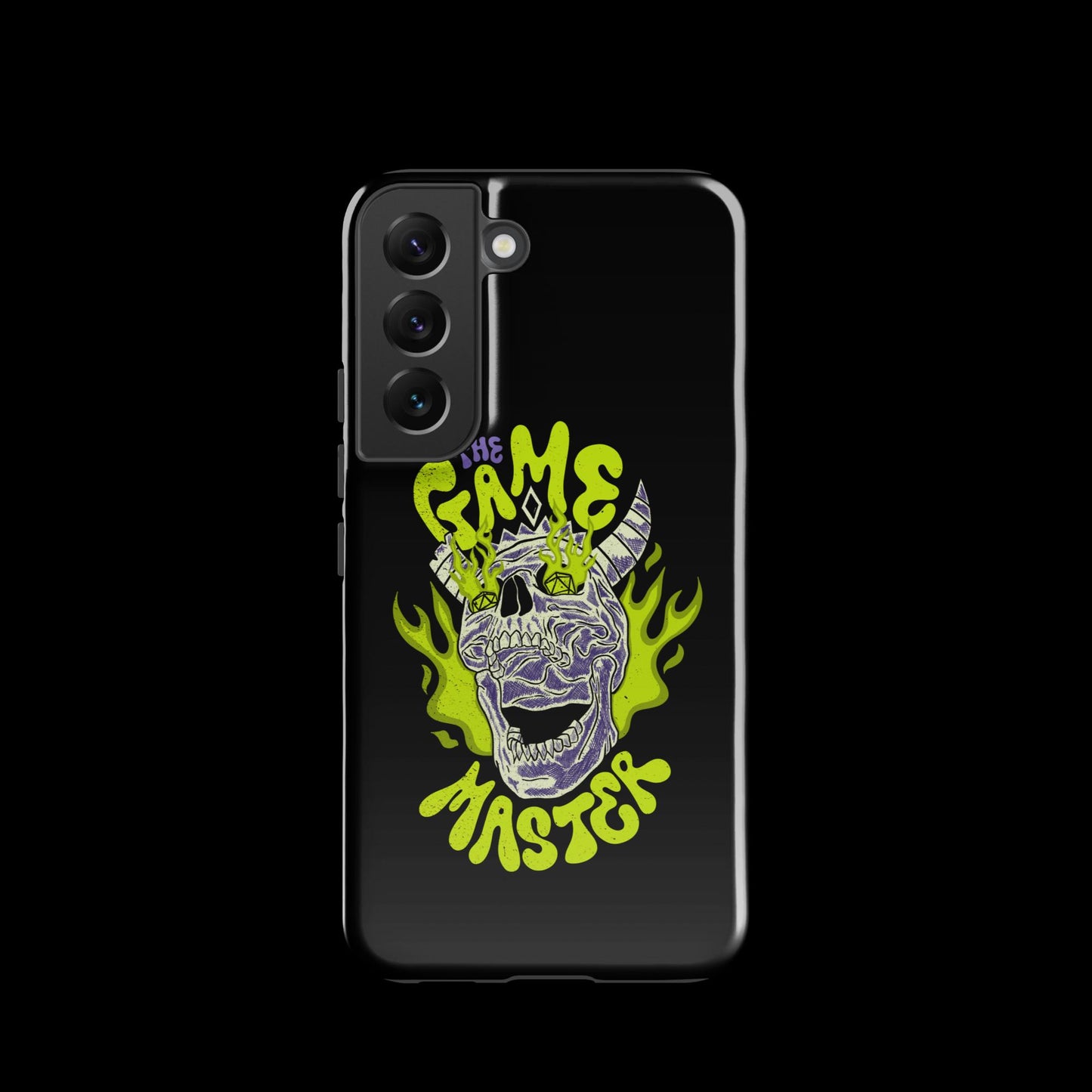 The "Inked GM" Flaming Skull Tough case for Samsung®