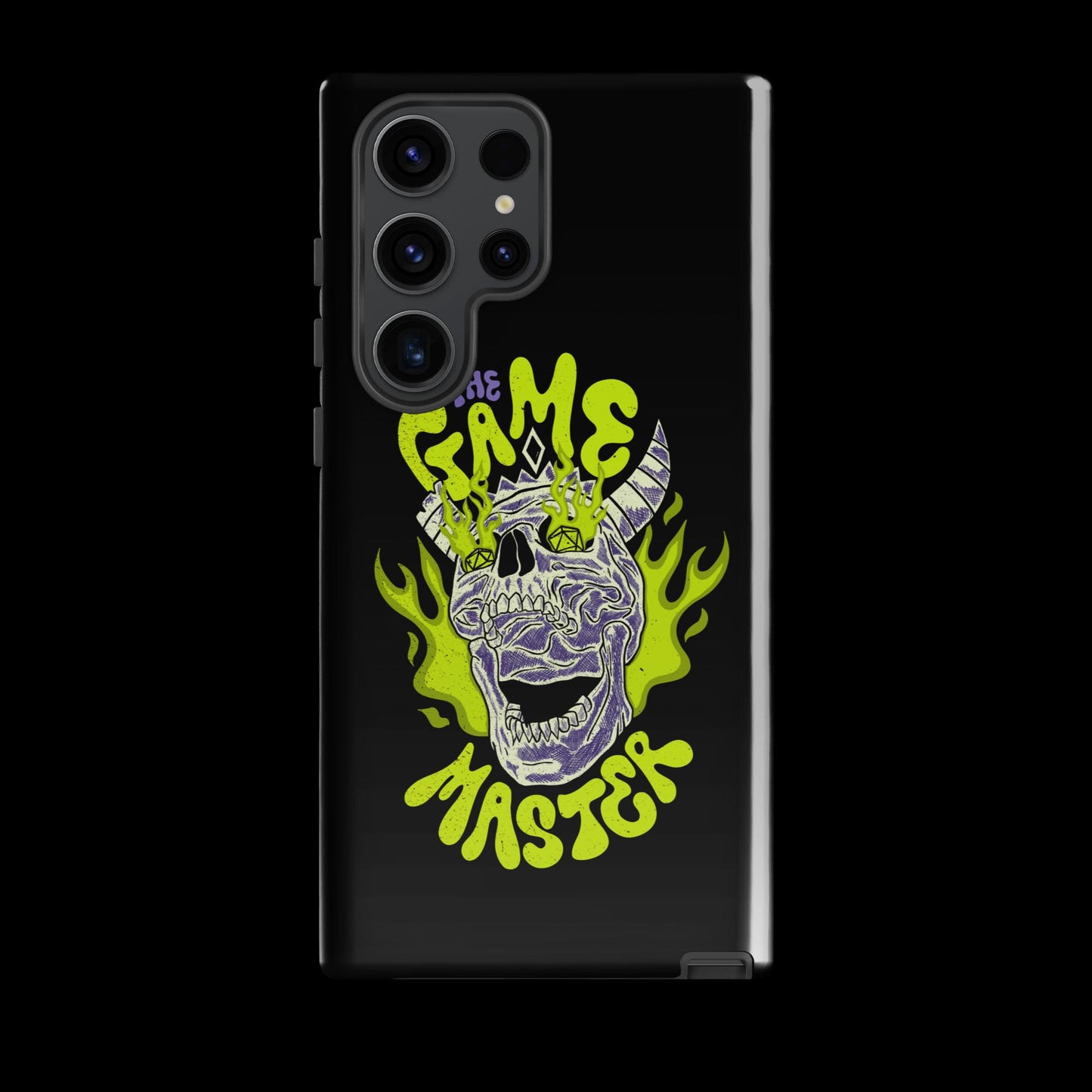 The "Inked GM" Flaming Skull Tough case for Samsung®