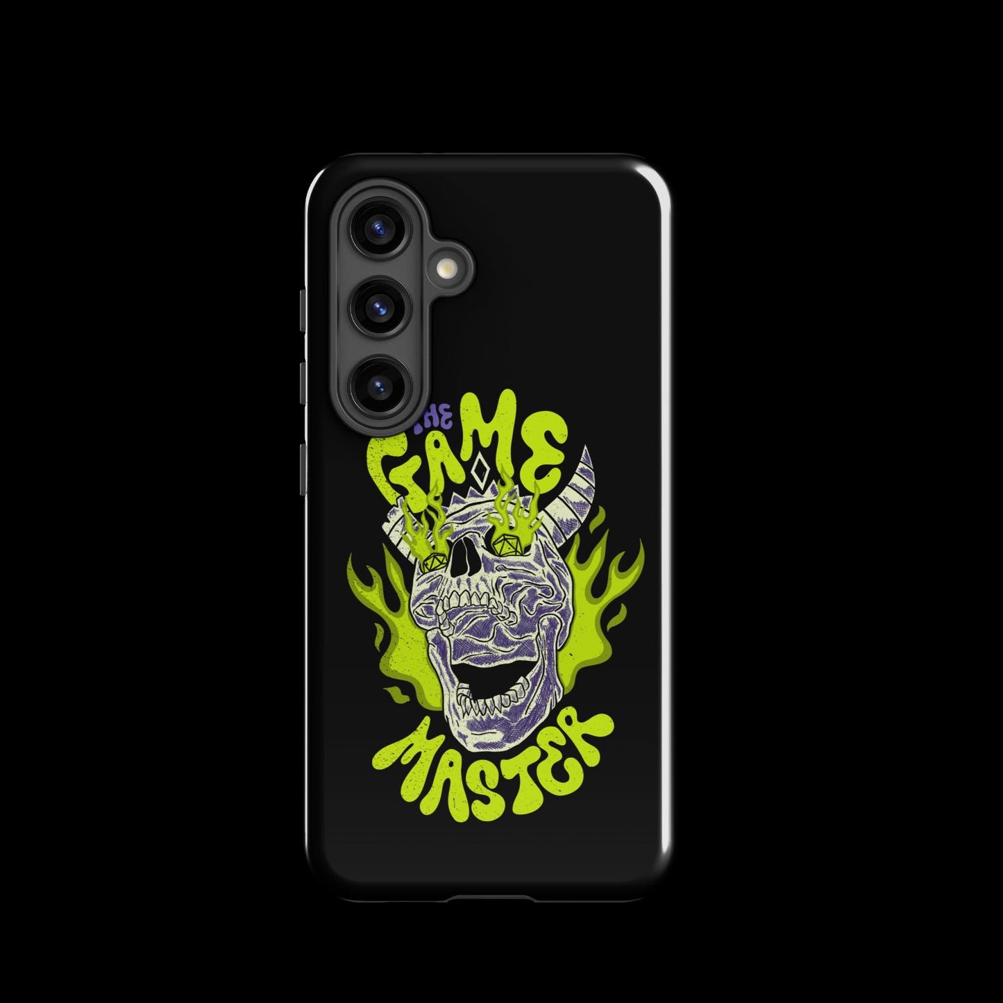 The "Inked GM" Flaming Skull Tough case for Samsung®