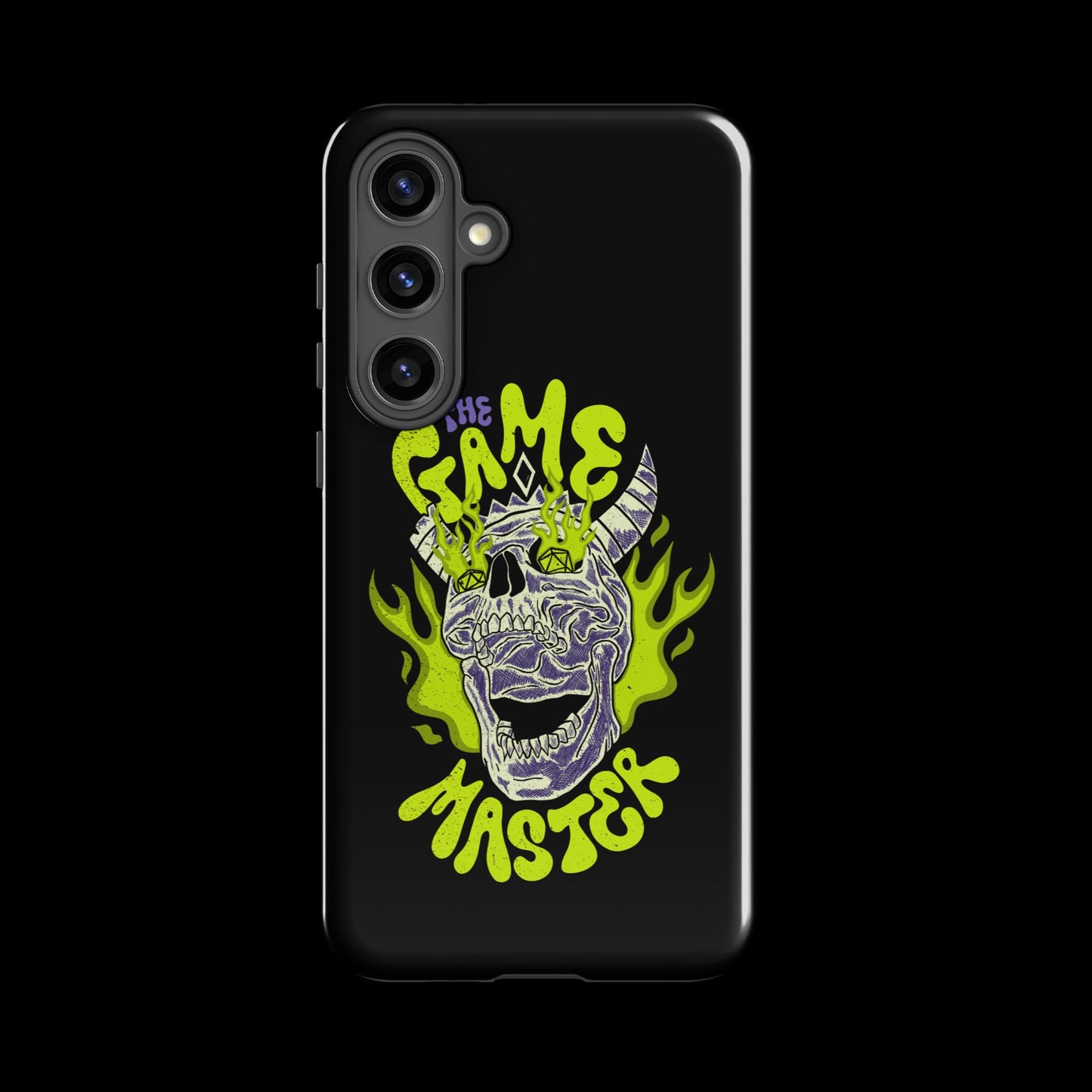 The "Inked GM" Flaming Skull Tough case for Samsung®