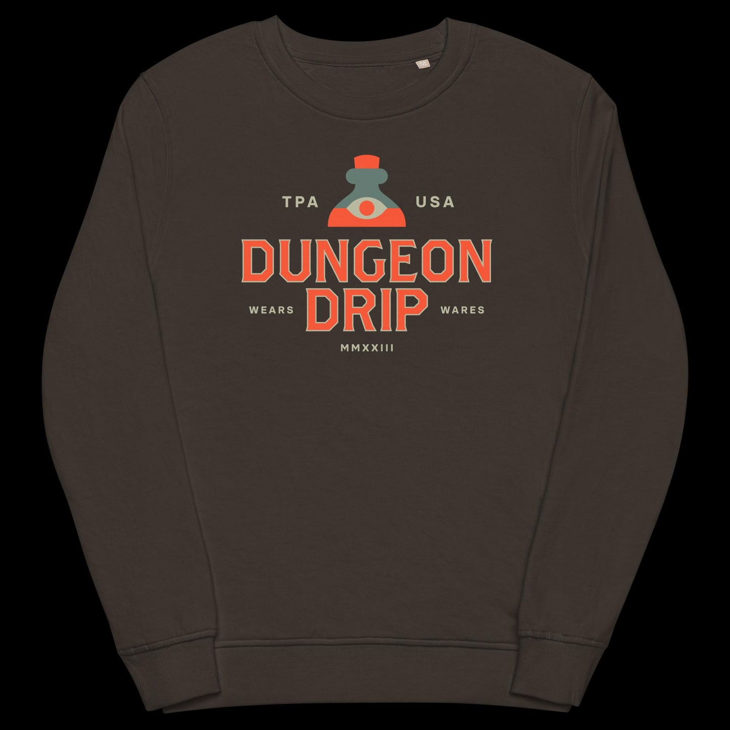 Classic Dungeon Drip, Sweatshirt, Dungeons & Dragons, Dungeons And Dragons, D&D, 5E T-Shirt, Gray, Dungeon Master, Pathfinder, RPG, TTRPG