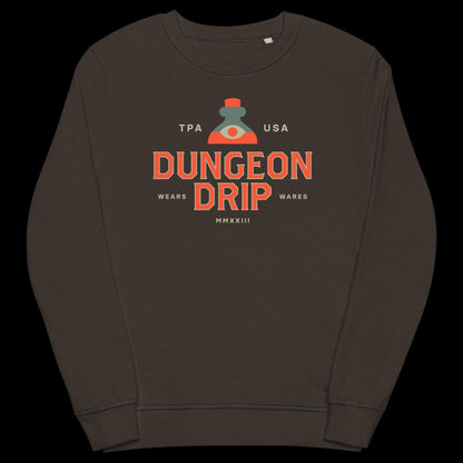 Classic Dungeon Drip, Sweatshirt, Dungeons & Dragons, Dungeons And Dragons, D&D, 5E T-Shirt, Gray, Dungeon Master, Pathfinder, RPG, TTRPG