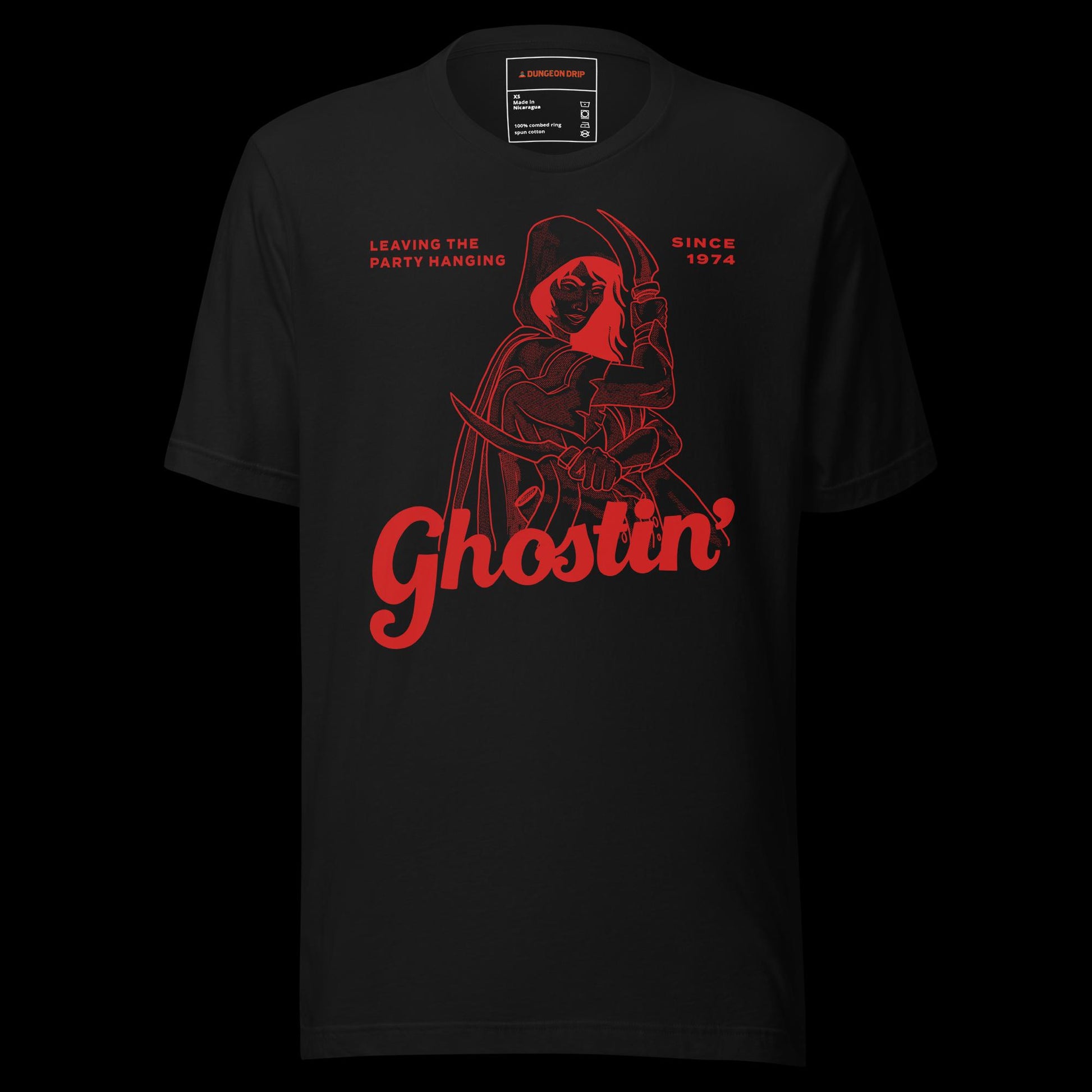 Dungeons & Dragons, Dungeons And Dragons, Female, Rogue Thief, D&D, 5E, T-shirt, Black, Dungeon Master, Class, Ghostin'
