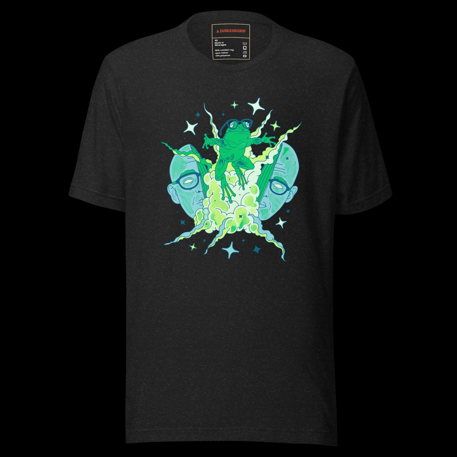 Dungeons & Dragons, T-Shirt, Shirt, Polymorph, Spell, Dungeons And Dragons, Monk, D&D, 5E, Black Heather, Dungeon Master, Pathfinder, TTRPG, RPG, DND