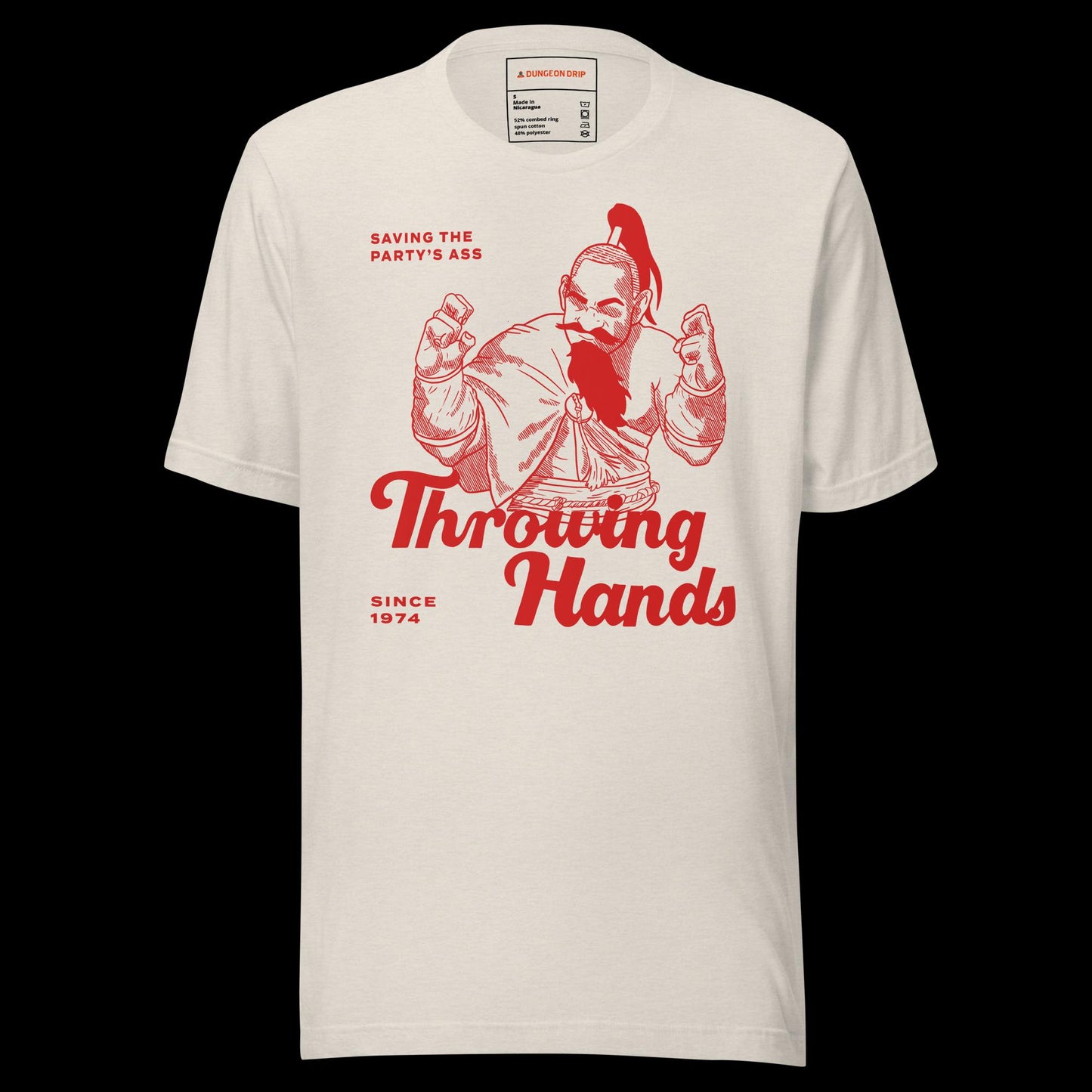 Dungeons & Dragons, Monk, Dungeons And Dragons, Monk, D&D, 5E, T-shirt, Heather Dust, Dungeon Master, Class, Pathfinder, TTRPG, RPG, DND