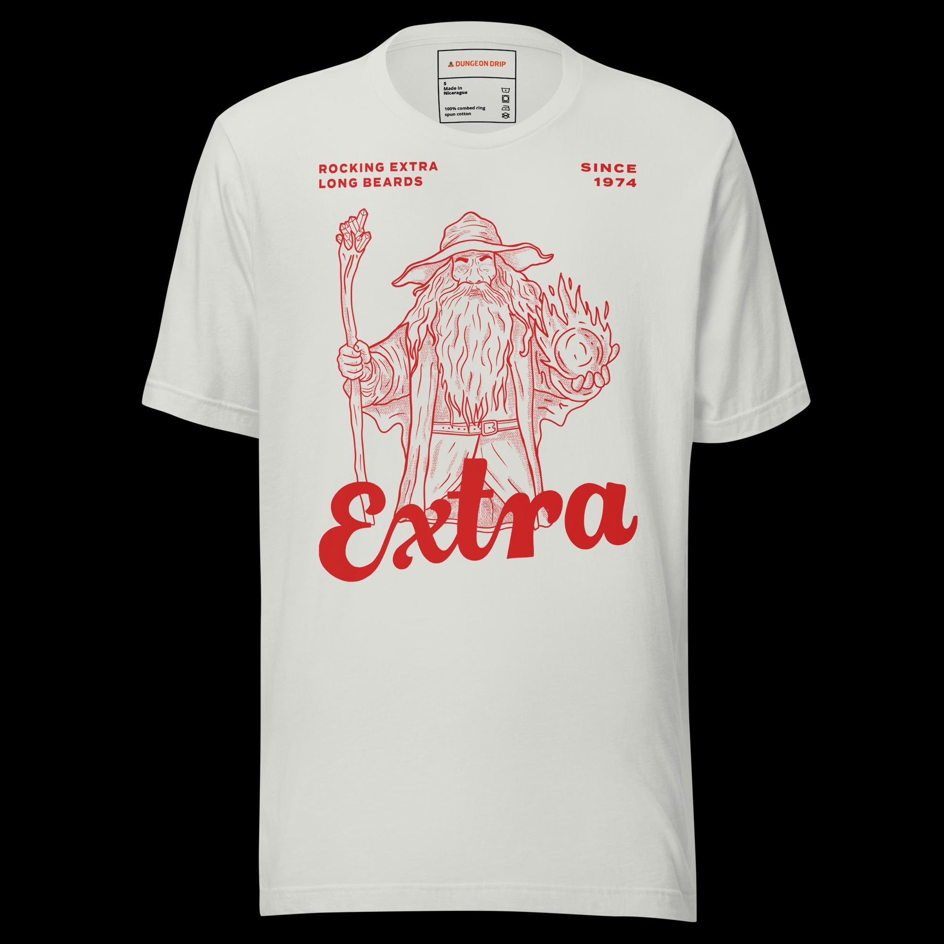 Dungeons & Dragons, Dungeons And Dragons, Wizard, D&D, 5E, T-shirt, Shirt, Silver, Dungeon Master, Class, Class Series, Extra, TTRPG, DND, Pathfinder, RPG